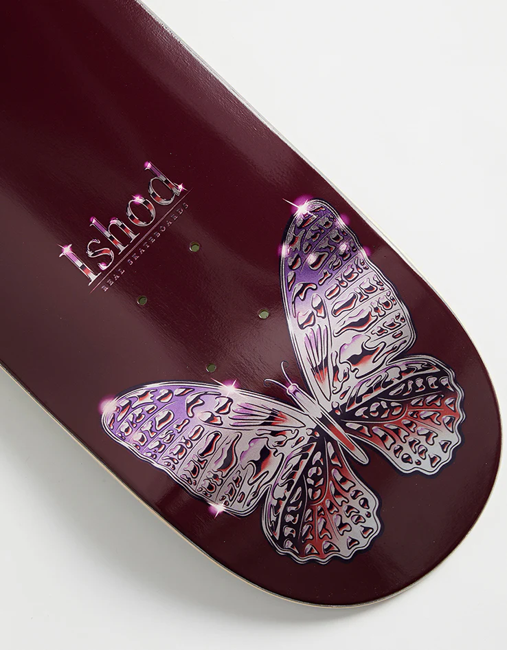 Real Ishod Mariposa Chrome Redux TWIN TAIL Skateboard Deck - 8" - Image 3