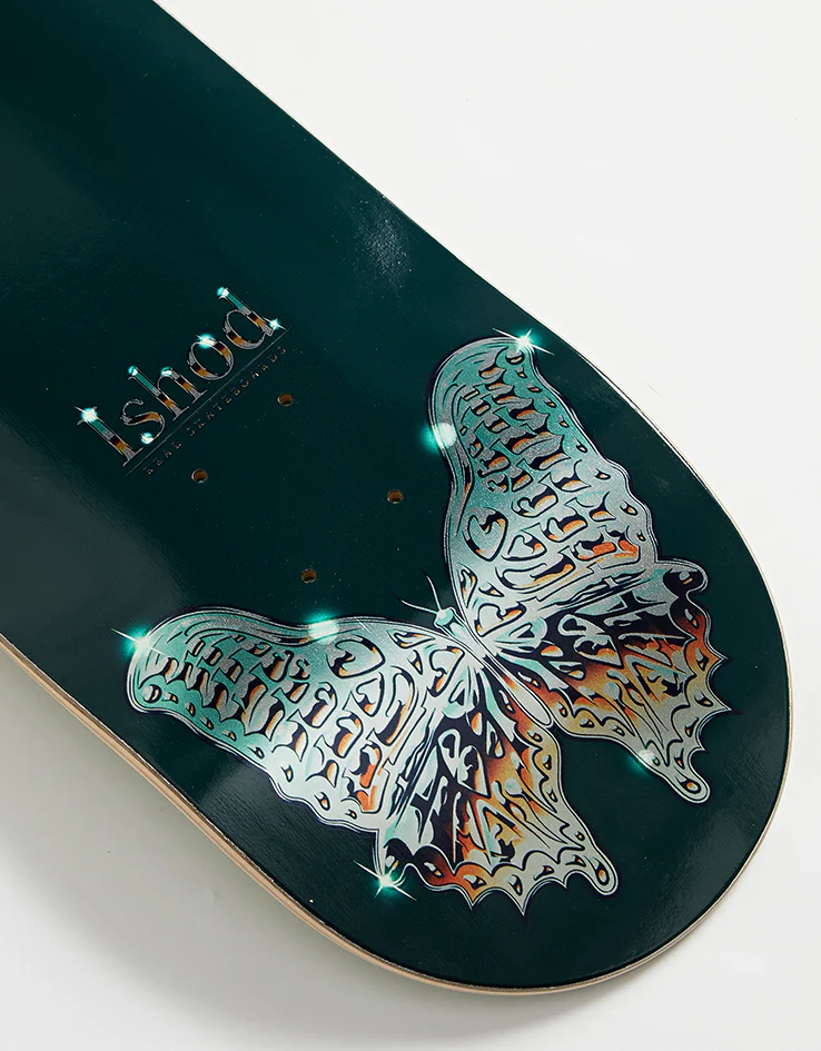 Real Ishod Mariposa Chrome Redux TWIN TAIL Skateboard Deck - 8.5" - Image 3