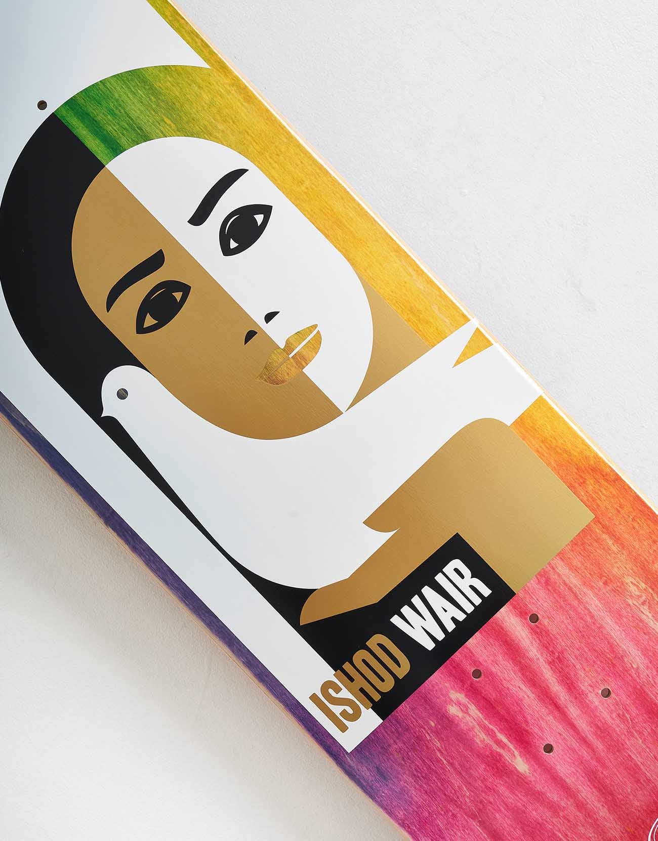 Real Ishod Peace Die-Dye Edition Full SE Skateboard Deck - 8.5" - Image 4