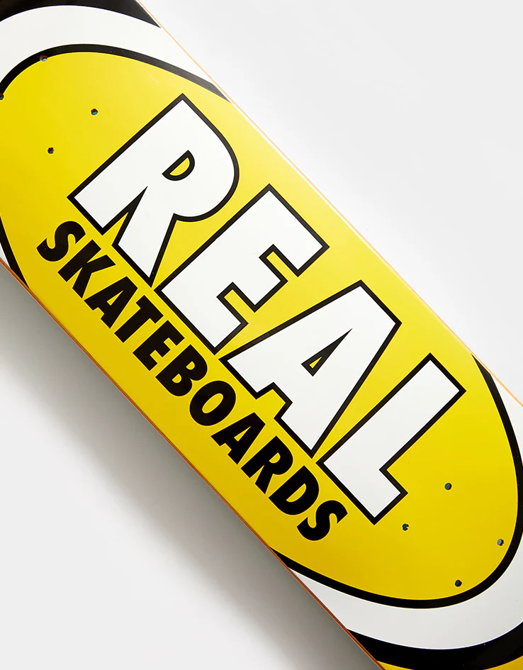 Real Team Classic Oval Skateboard Deck - 8.06" - Image 2