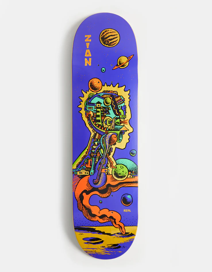 Real Zion Artificial TRUE FIT Skateboard Deck - 8.38"