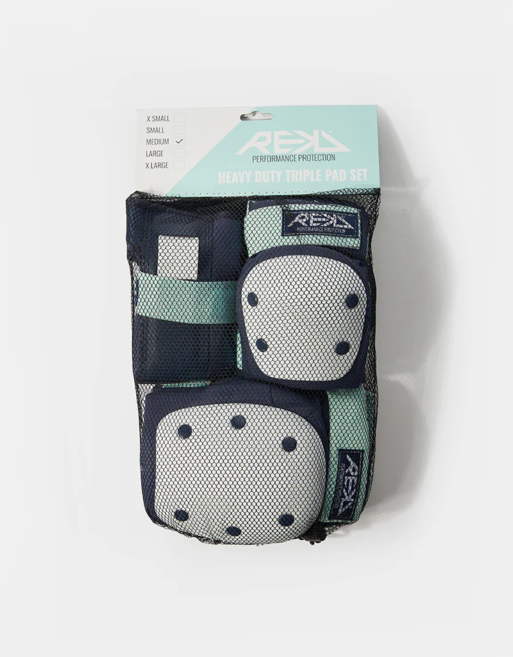 REKD Heavy Duty Triple Pad Set  - Blue/Mint - Image 2