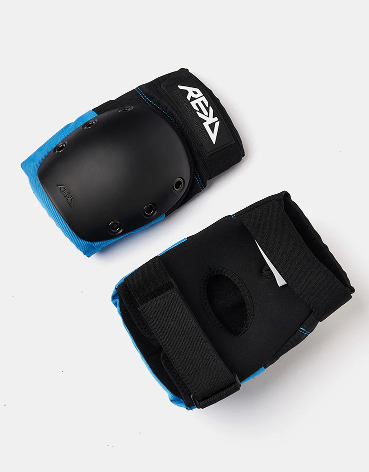 REKD Ramp Knee Pads - Black/Blue - Image 2