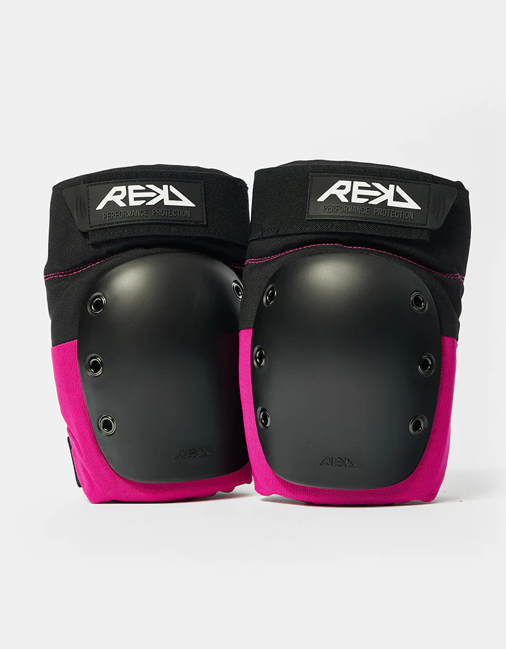 REKD Ramp Knee Pads - Black/Pink