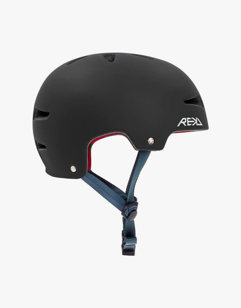 REKD Ultralite In-Mold Junior Helmet - Black - Image 5