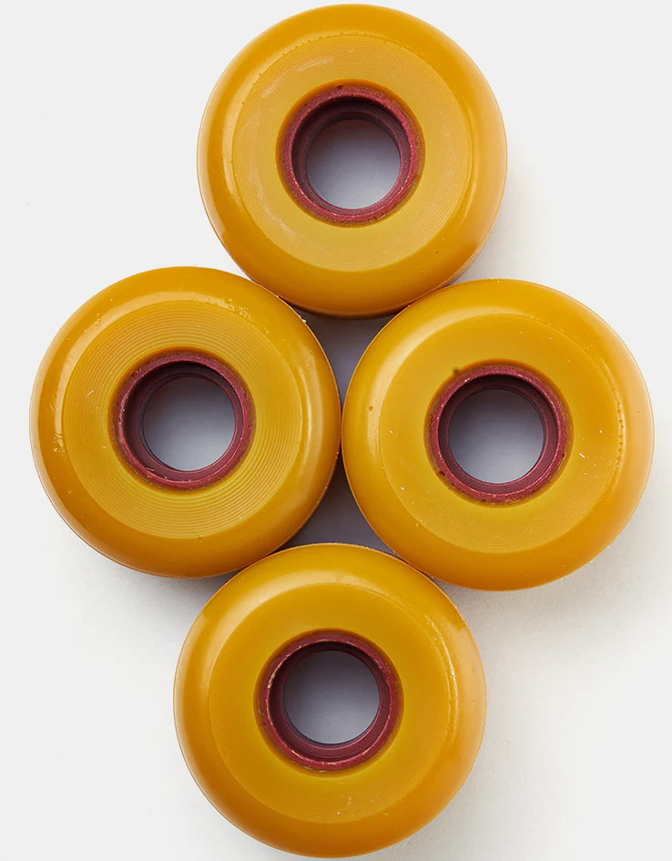 Ricta Clouds Mustard 86a Skateboard Wheels - 56mm - Image 3