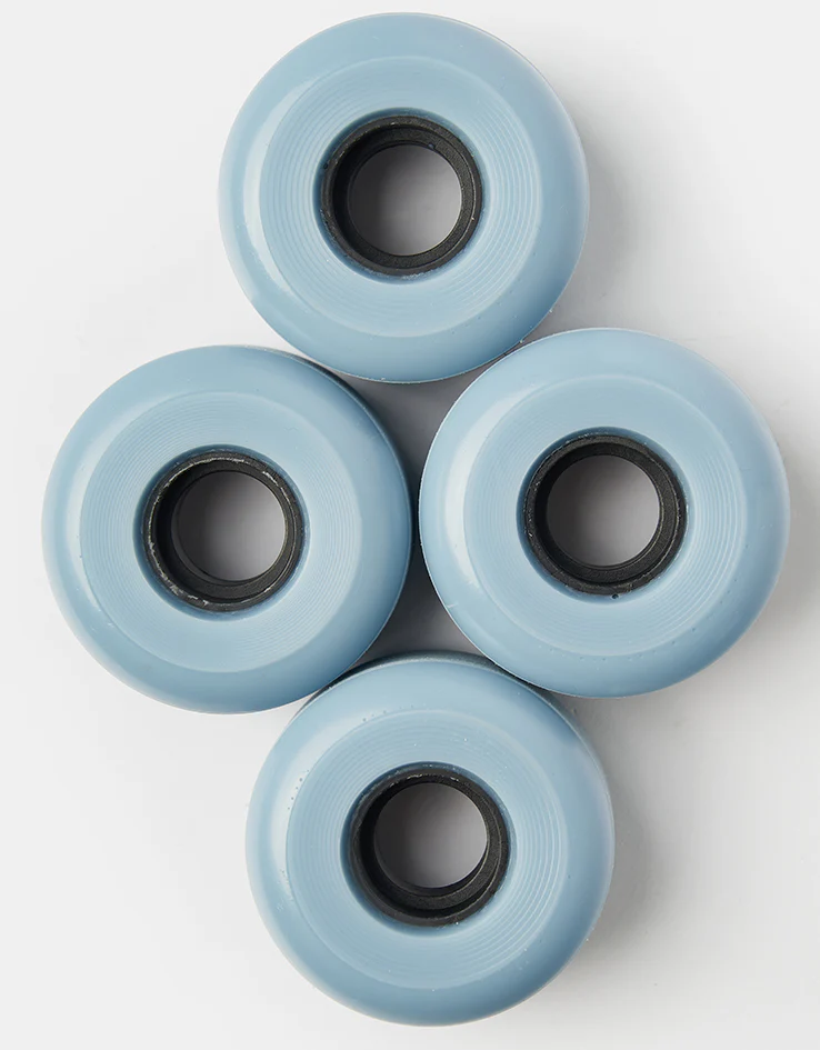 Ricta Sky Blue Clouds 86a Skateboard Wheels - 56mm - Image 3
