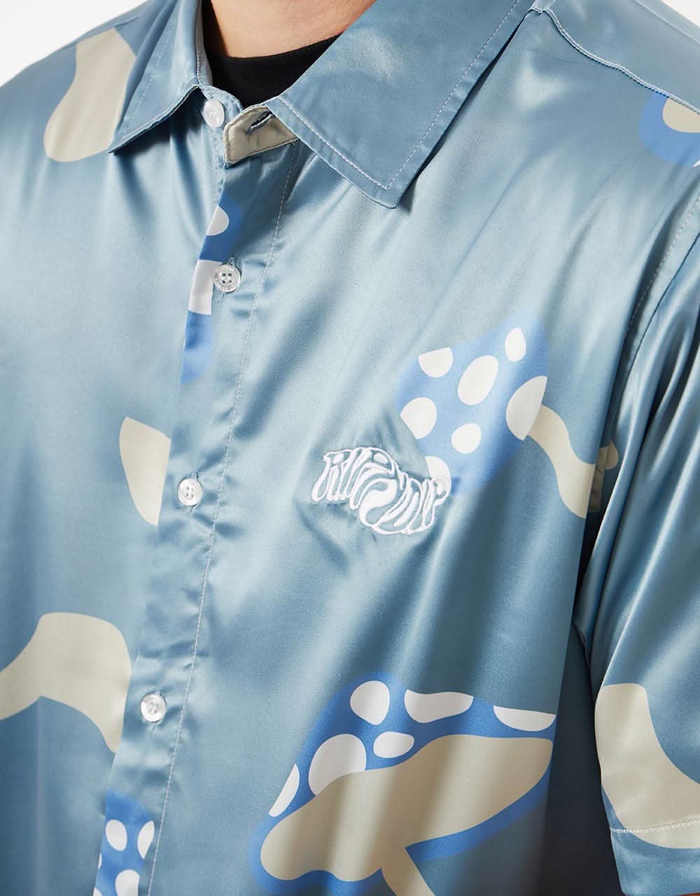 RIPNDIP Euphoria Button Up Shirt - Light Slate - Image 2