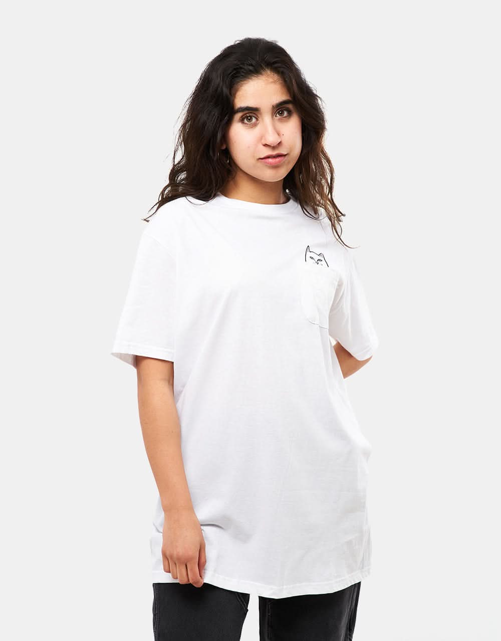 RIPNDIP Lord Nermal Pocket T-Shirt - White - Image 4