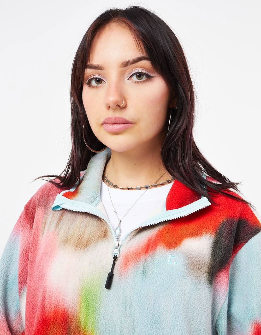 Route One 1/4 Zip Nevada Fleece - Multi - Image 11