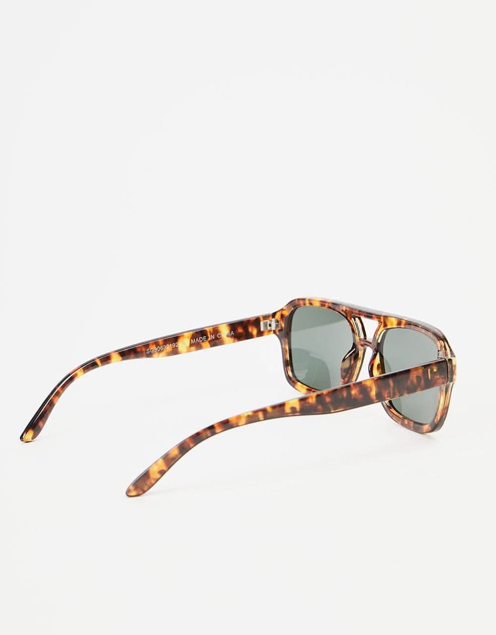 Route One 70's Navigator Sunglasses - Brown - Image 3