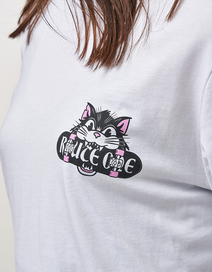 Route One 9 Lives Organic T-Shirt - White - Image 8