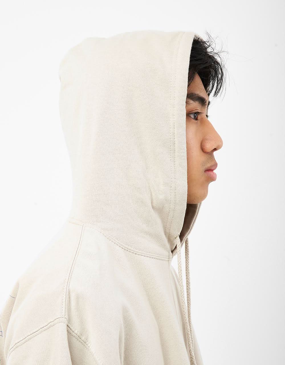 Route One Aalto Midweight Pullover Hoodie - Natural Stone - Image 4