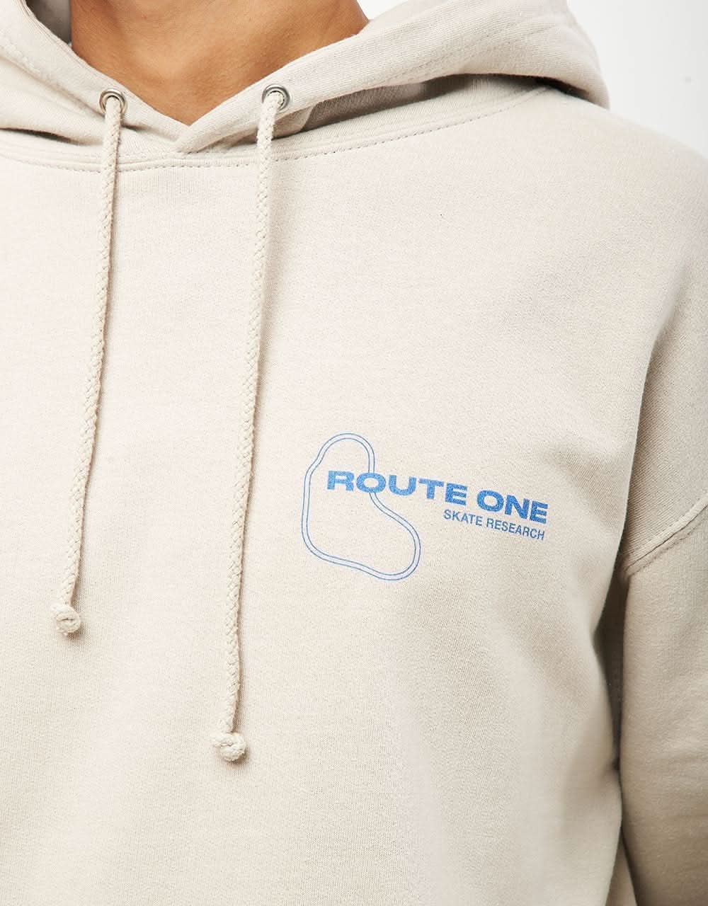 Route One Aalto Midweight Pullover Hoodie - Natural Stone - Image 5