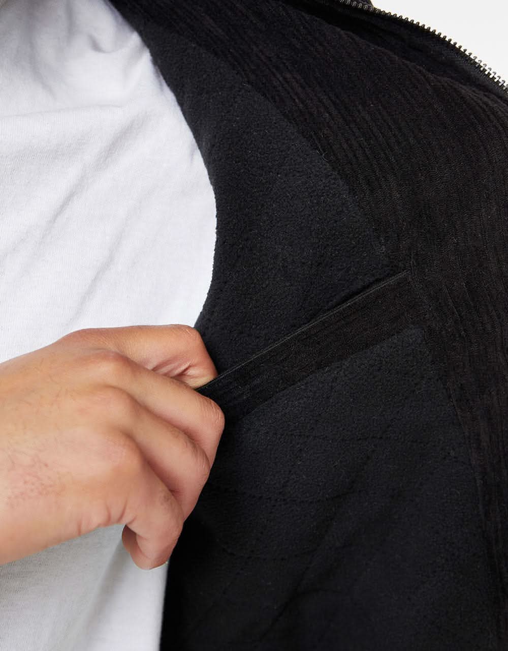 Route One Workwear Jacket - Washed Black - Image 8