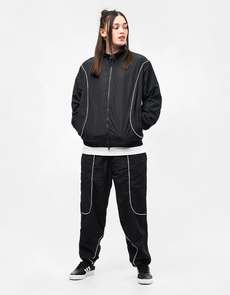 Route One Apex Track Jacket - Black/Ivory - Image 9