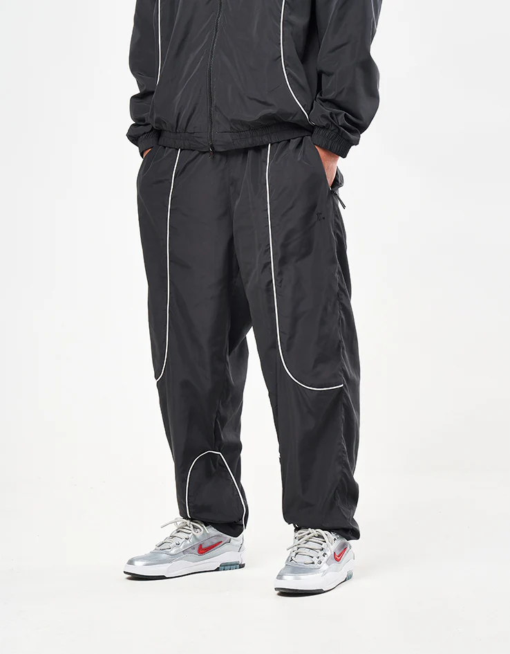 Route One Apex Track Pant - Black/Ivory