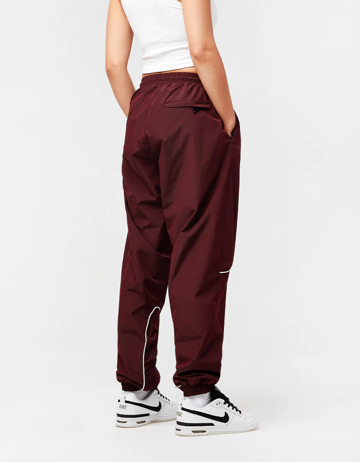 Route One Apex Track Pant - Burgundy/Ivory - Image 11