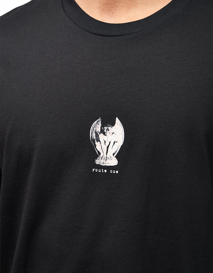 Route One Archway Organic T-Shirt - Black - Image 4