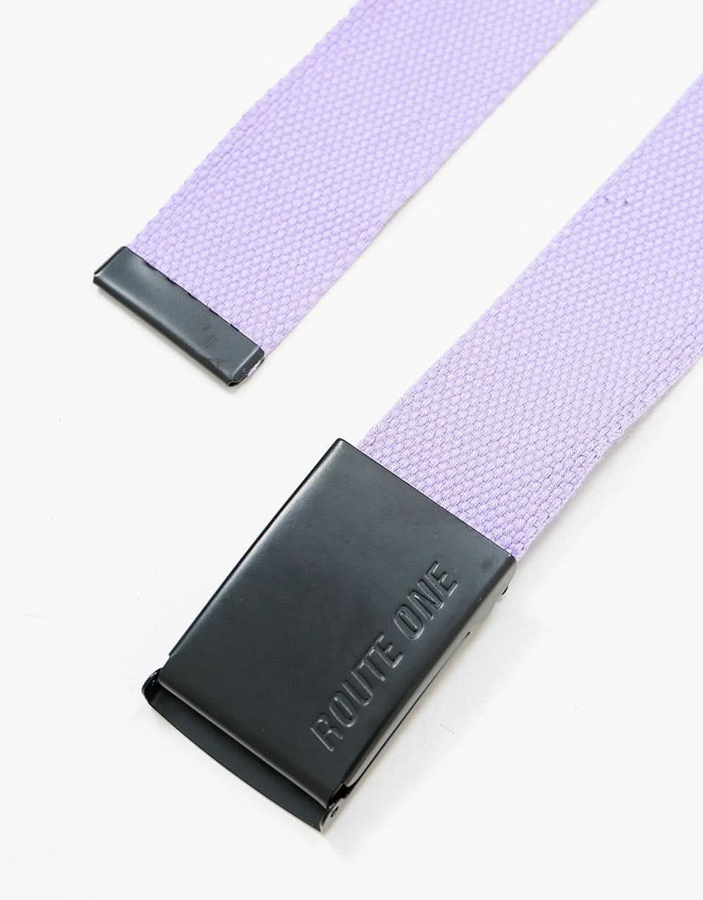 Route One Athletic Web Belt - Lavender - Image 2
