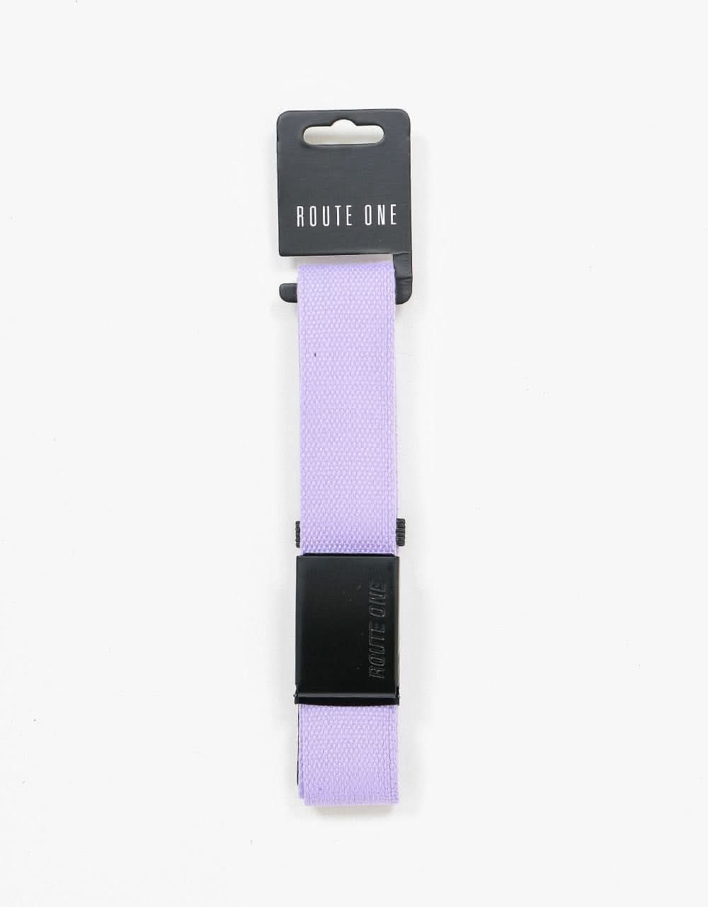 Route One Athletic Web Belt - Lavender - Image 3