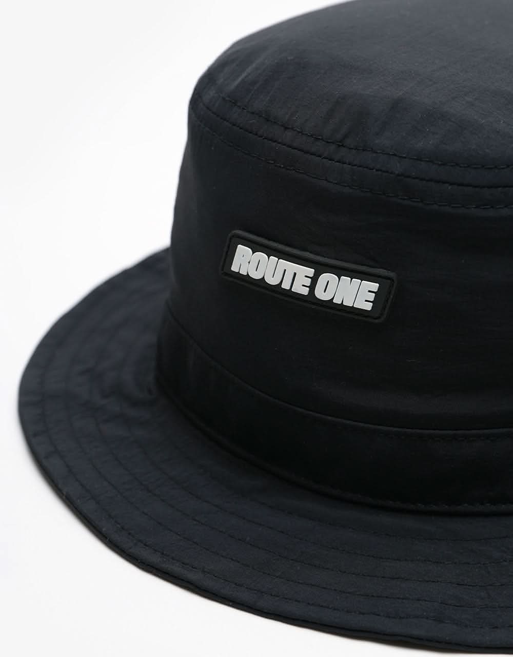 Route One Athletic Bucket Hat - Black - Image 4