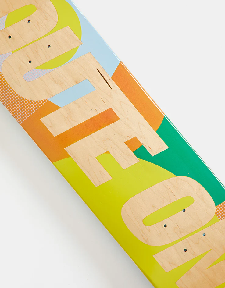 Route One Athletic Logo Colour Block Skateboard Deck - Image 3