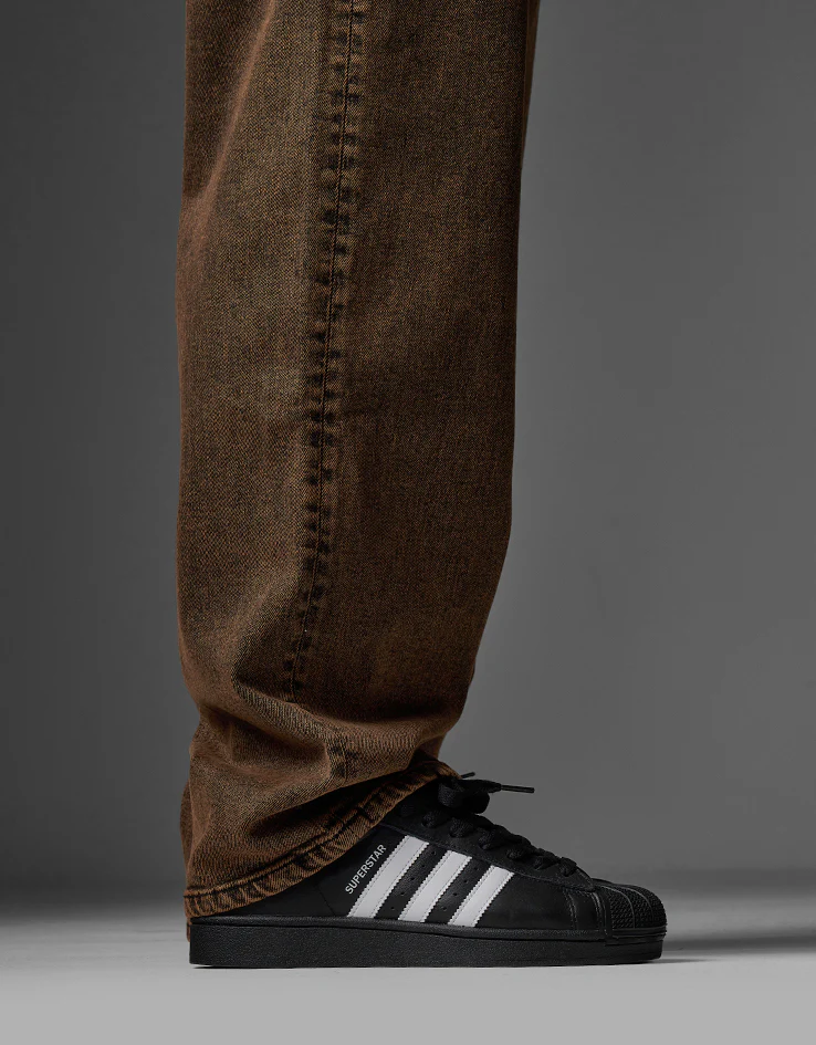 Route One Baggy Denim Jeans - Burnt Mahogony - Image 7