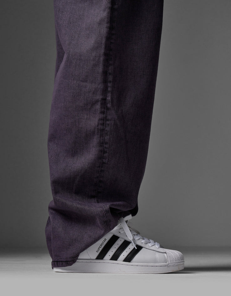 Route One Baggy Denim Jeans - Moderate Purple - Image 7