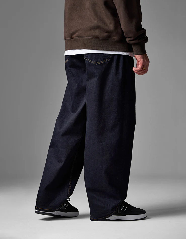 Route One Baggy Denim Jeans - Raw - Image 2