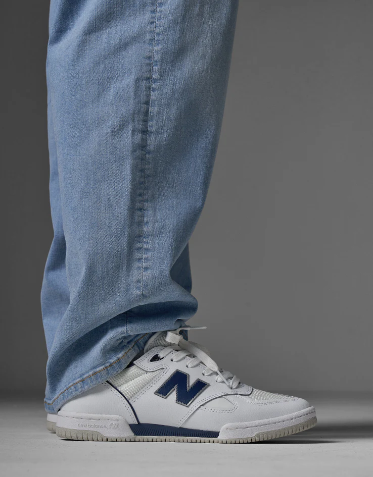 Route One Baggy Denim Jeans - Stone Wash - Image 7