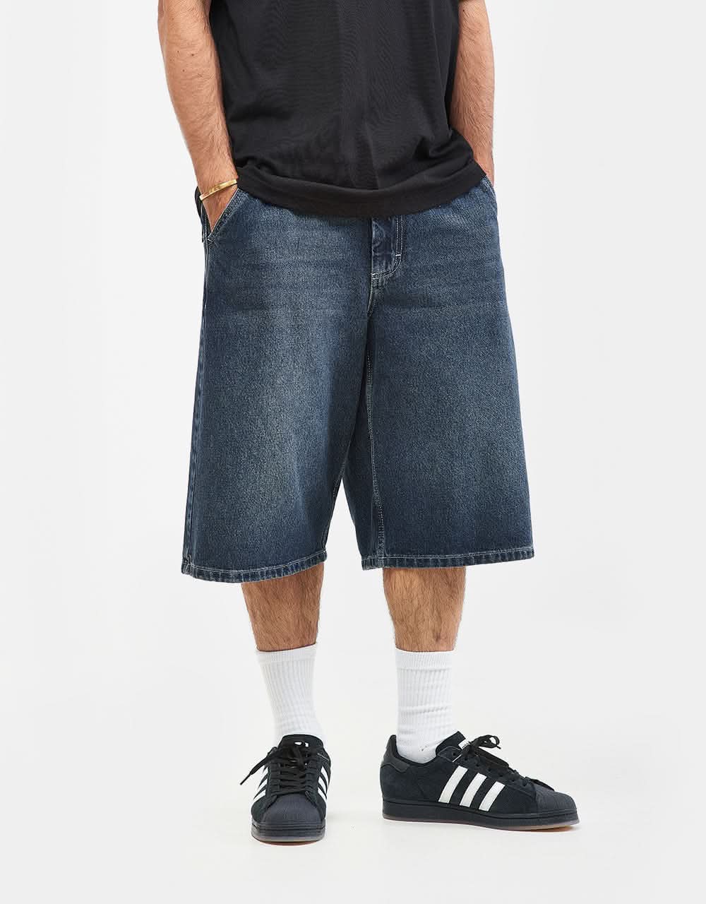 Route One Baggy Jorts XL - Dark Wash