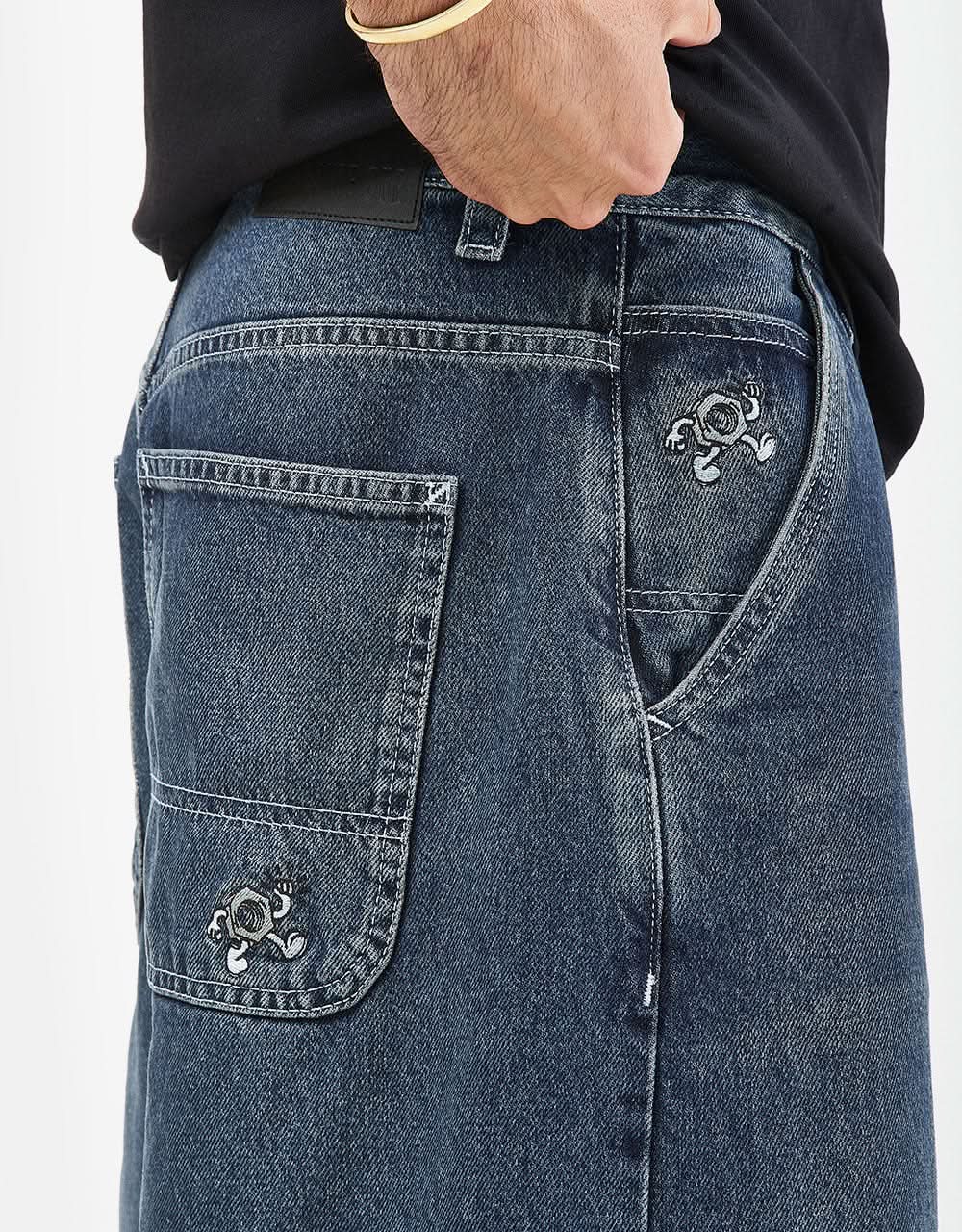 Route One Baggy Jorts XL - Dark Wash - Image 2