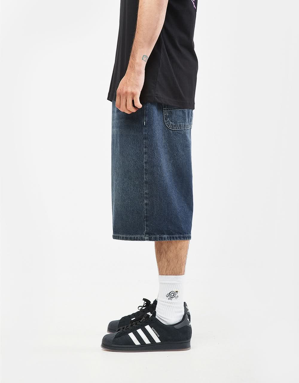 Route One Baggy Jorts XL - Dark Wash - Image 3