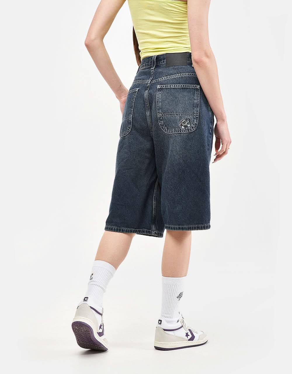 Route One Baggy Jorts XL - Dark Wash - Image 9