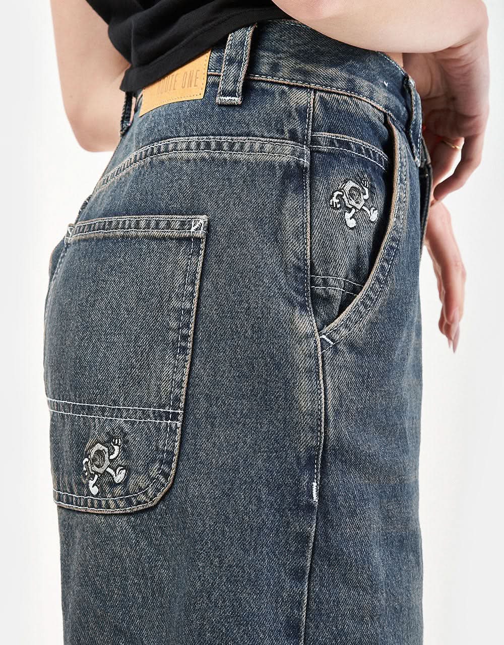 Route One Baggy Jorts XL - Light Wash - Image 7