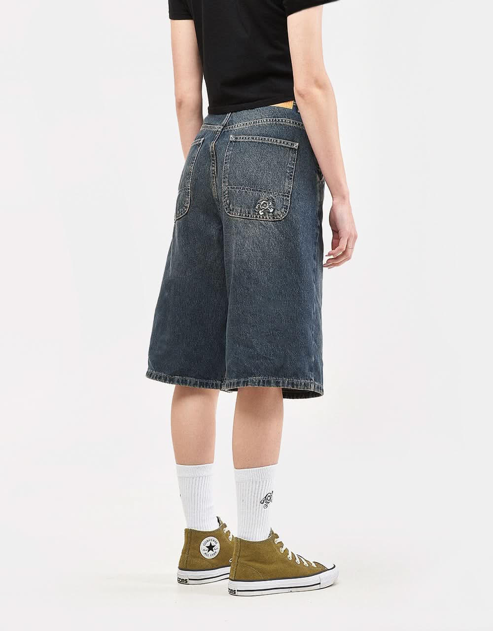 Route One Baggy Jorts XL - Light Wash - Image 9