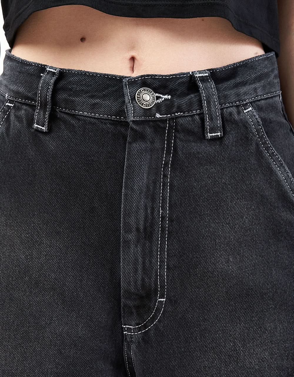 Route One Baggy Jorts XL - Washed Black - Image 10