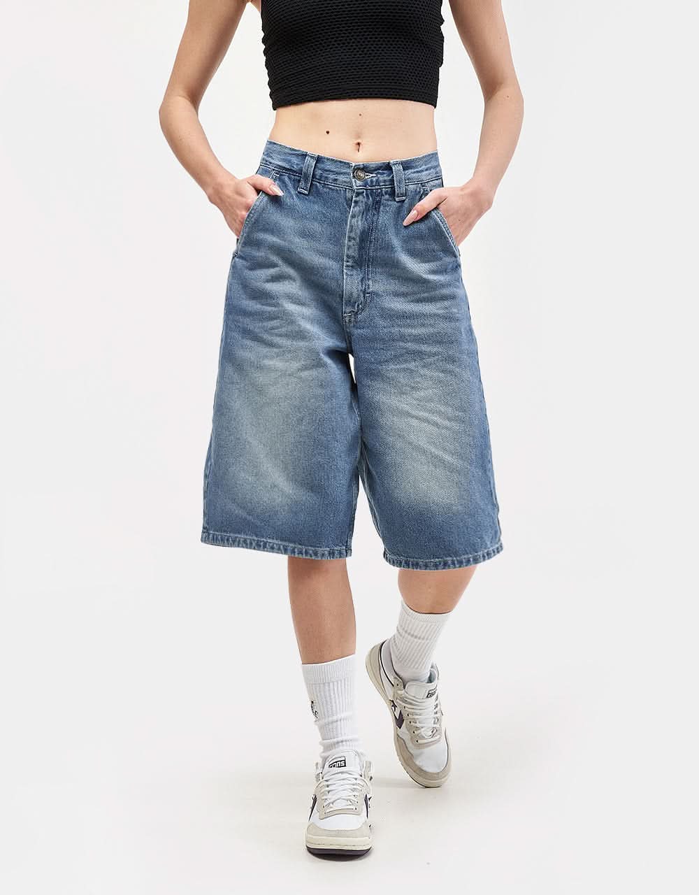 Route One Baggy Jorts XL - Washed Blue - Image 6