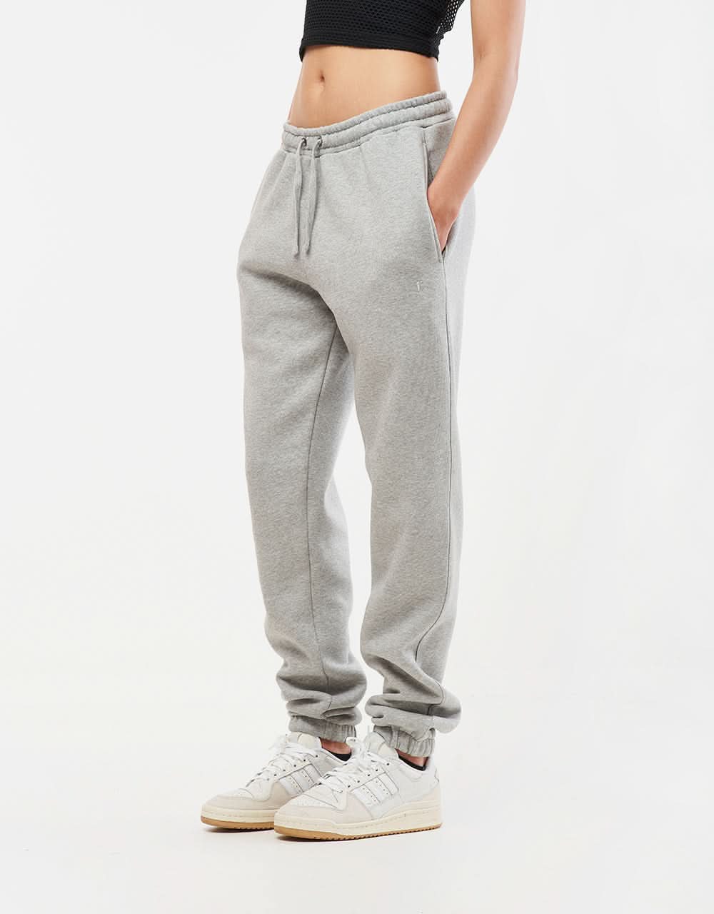 Route One Baggy Sweatpant - Heather Grey - Image 8