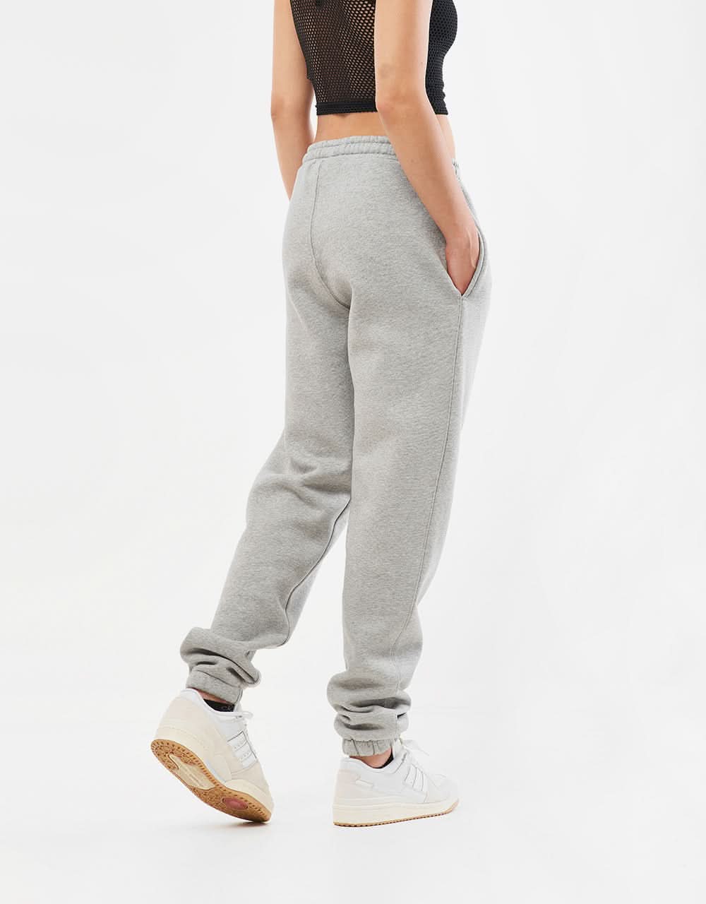 Route One Baggy Sweatpant - Heather Grey - Image 9