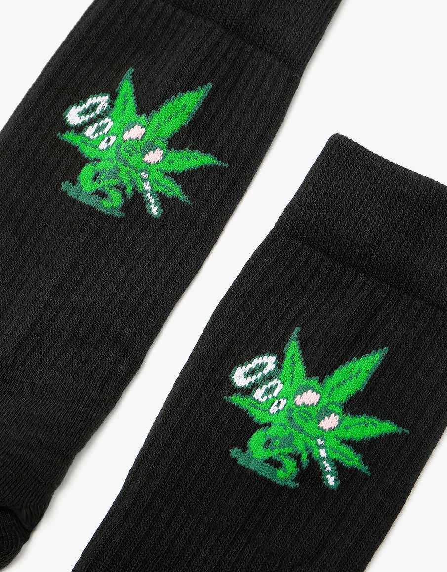 Route One Best Bud Crew Socks - Black - Image 4