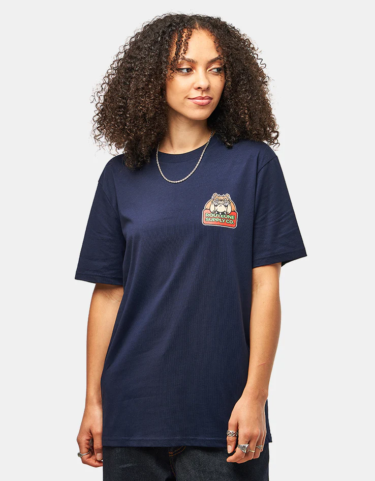 Route One Big Dawg Organic T-Shirt - French Navy - Image 6