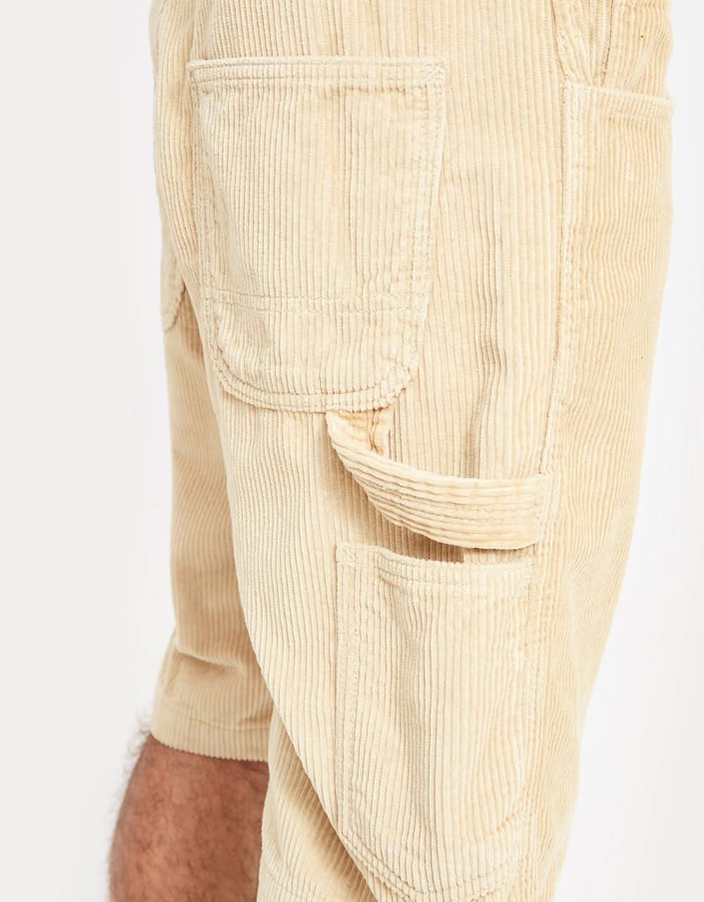 Route One Big Wale Cord Carpenter Shorts - Stone - Image 4