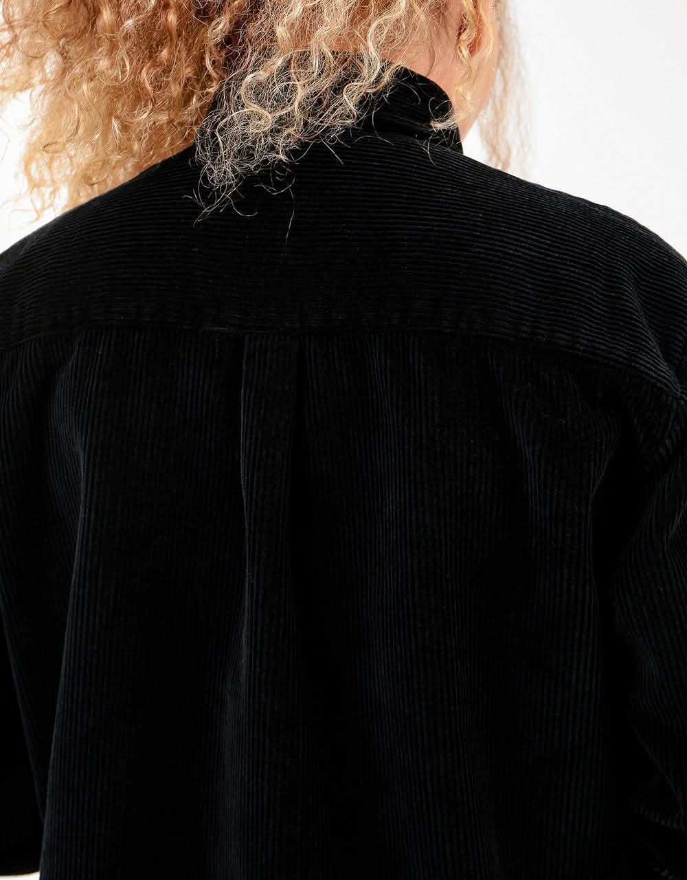 Route One Big Wale Cord Shirt - Black - Image 10