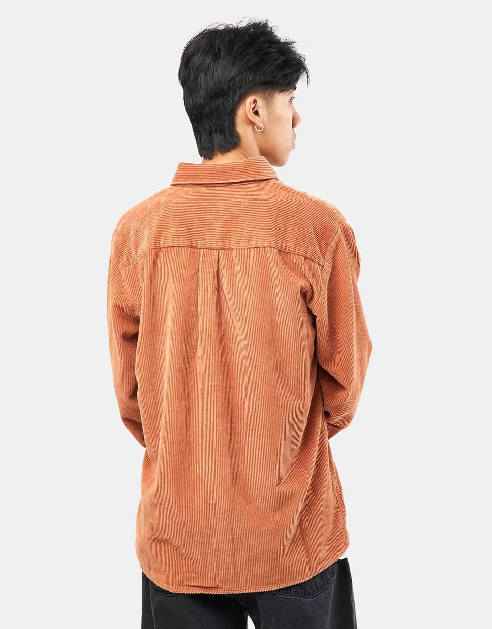 Route One Big Wale Cord Shirt - Gingerbread - Image 3