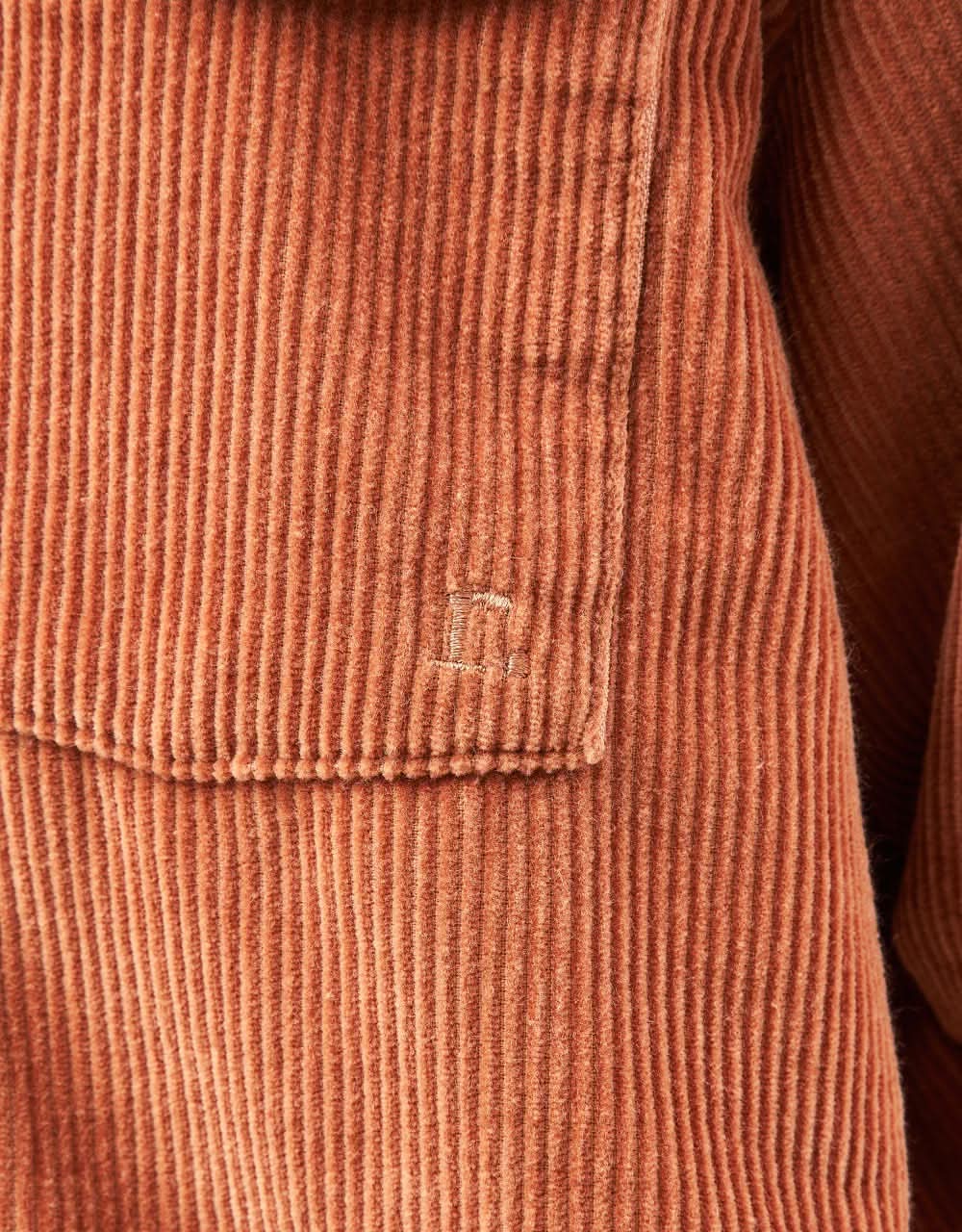 Route One Big Wale Cord Shirt - Gingerbread - Image 7