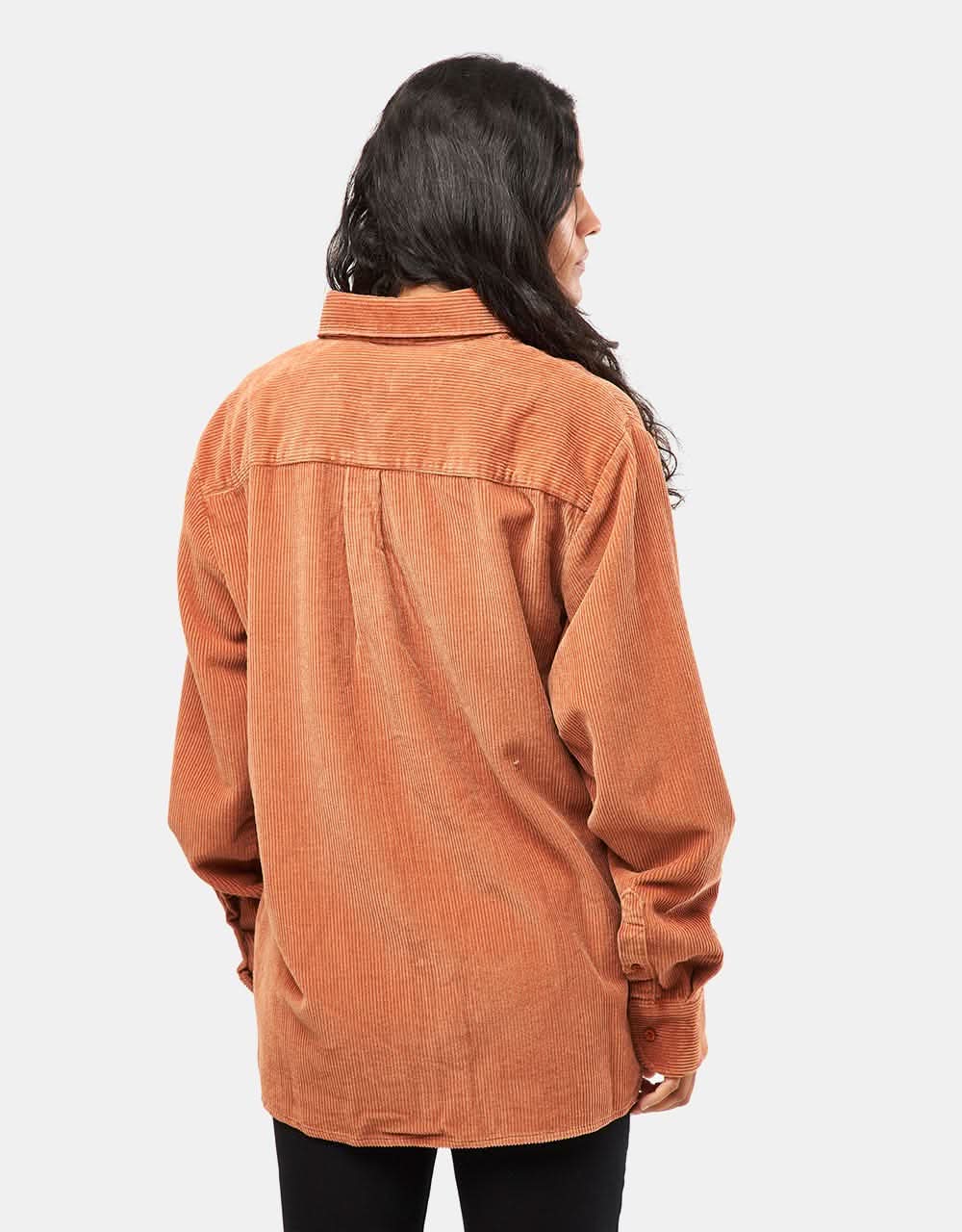 Route One Big Wale Cord Shirt - Gingerbread - Image 9