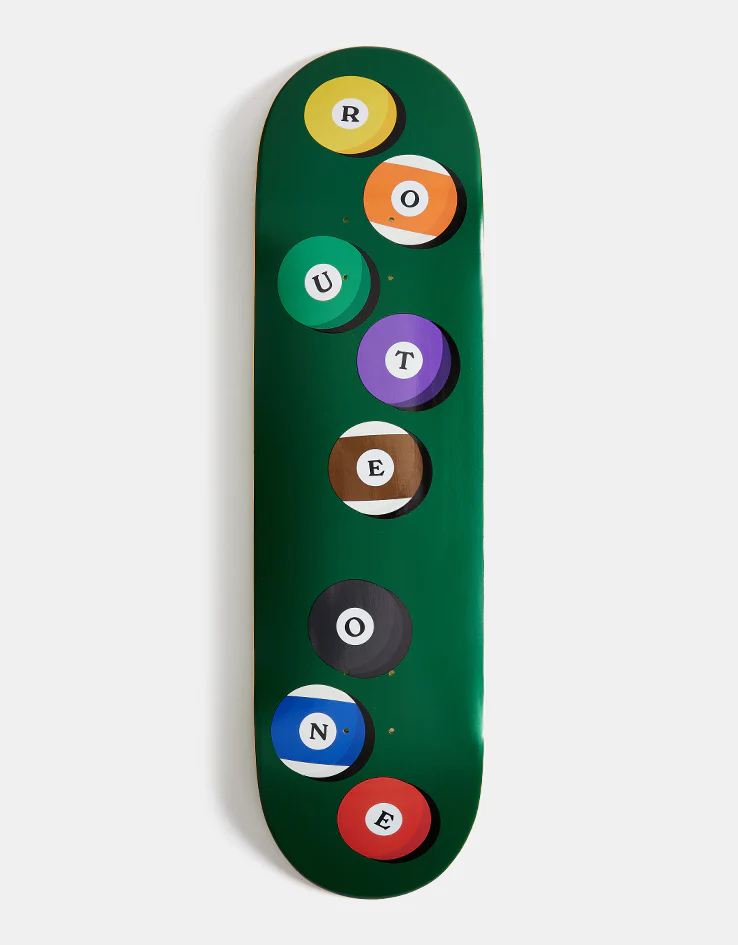 Route One Billiards Skateboard Deck - 8.5"
