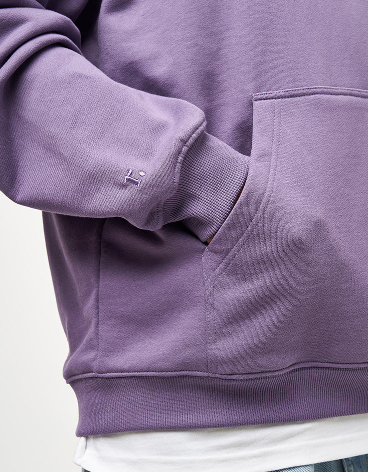 Route One Blossoms Heavyweight Hoodie - Grape - Image 5